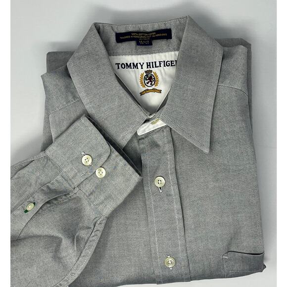 Tommy Hilfiger Long Sleeve Man's Dress Shirt Size 15.5, 32-33 - Picture 1 of 10